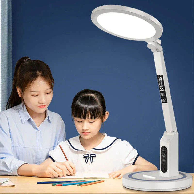 Smart LED Desk Lamp | Digital Clock Display With Touch Controls