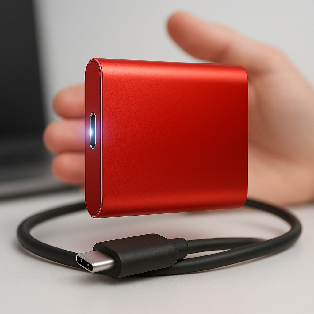 Portable External SSD | High-Speed USB-C Data Storage Drive