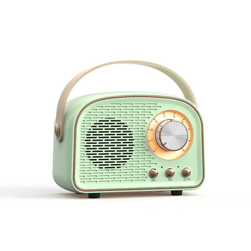 Retro Bluetooth Speaker | Vintage Radio Design with Handle