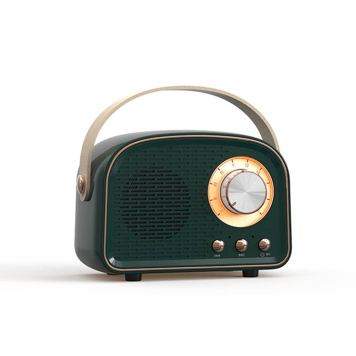 Retro Bluetooth Speaker | Vintage Radio Design with Handle