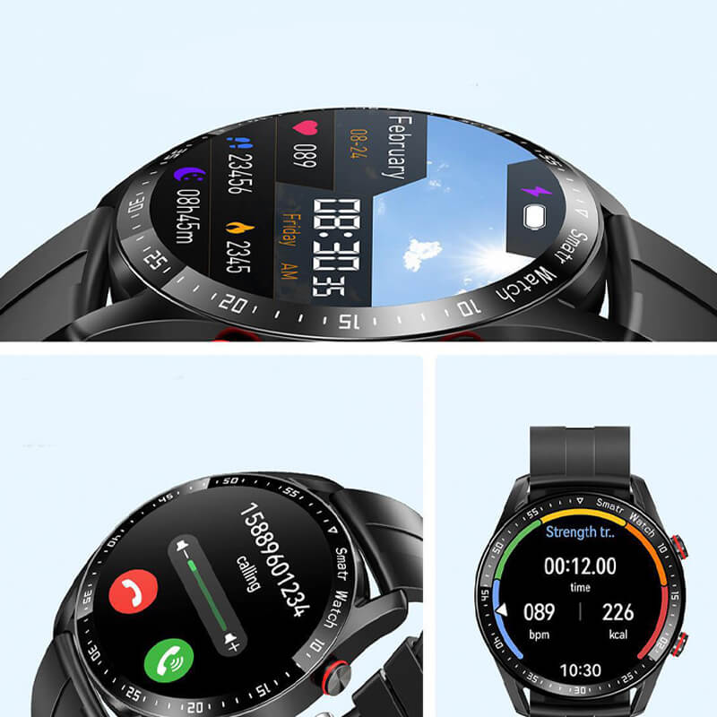 Digital Health Smart Watch | Blood Glucose Monitor With IP67 Rating