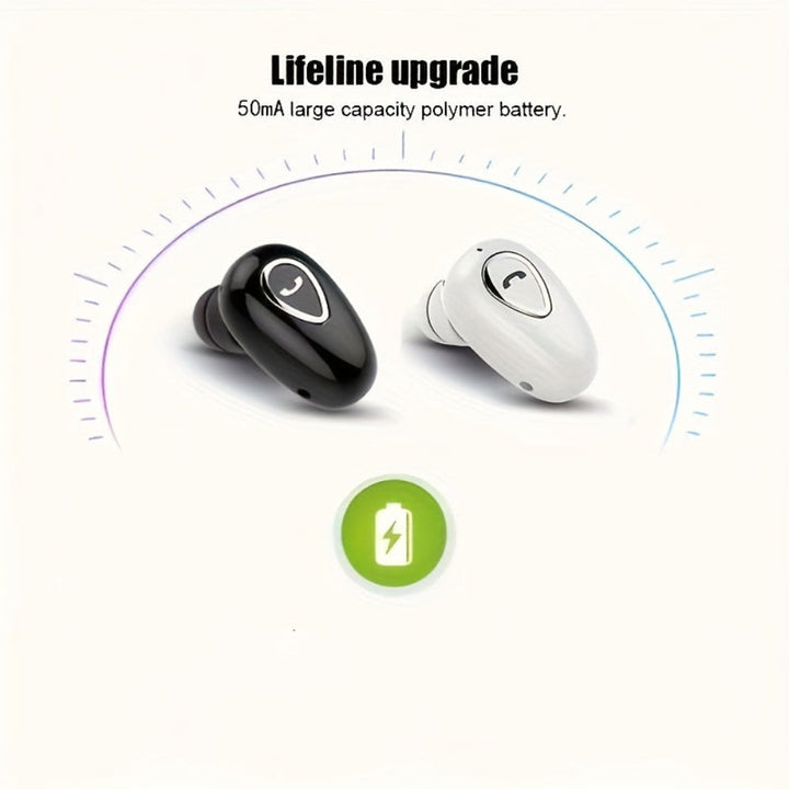 Wireless Bluetooth Earbud | Compact Single Ear Design with Clear Call Quality