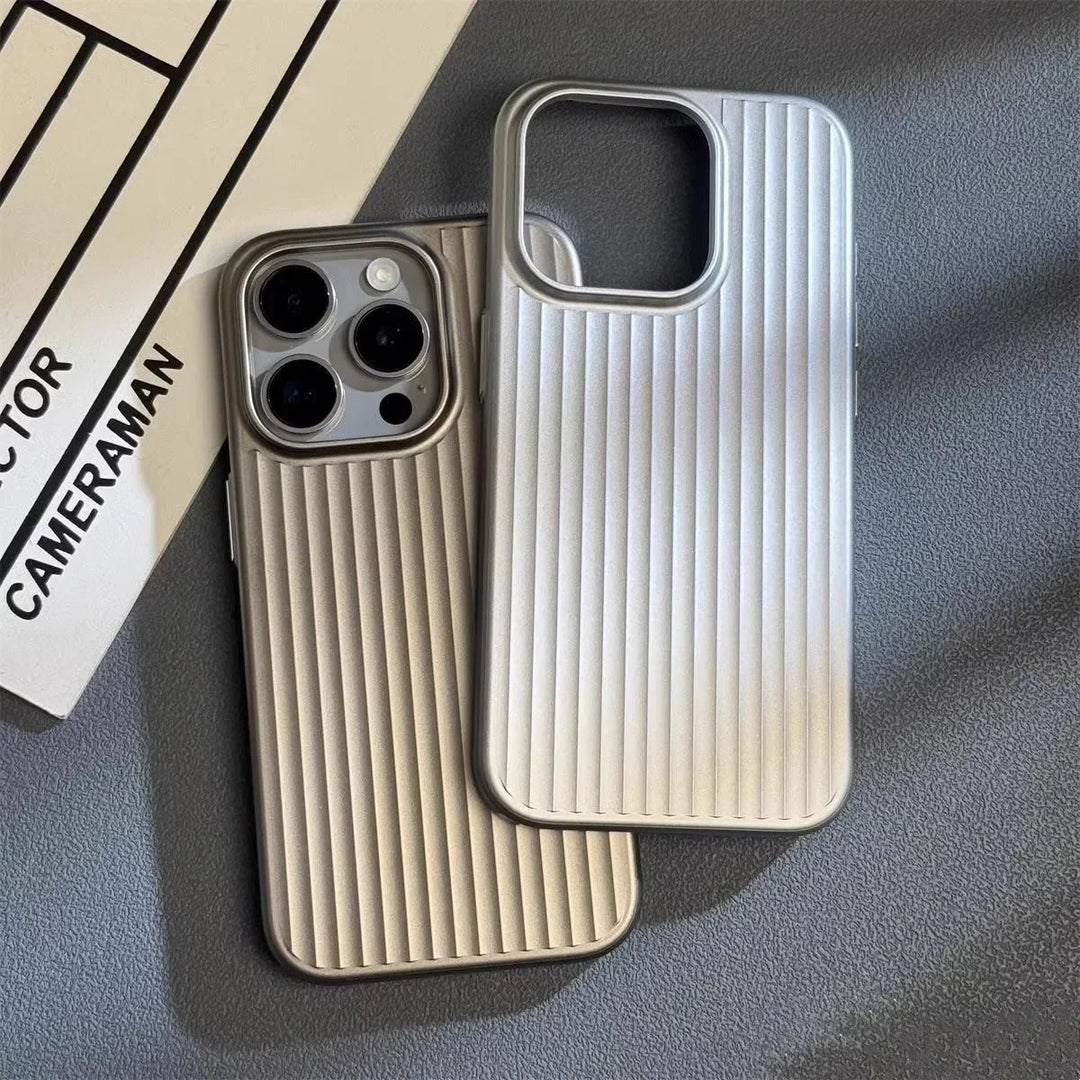 Premium Phone Case | Ribbed Aluminum Design