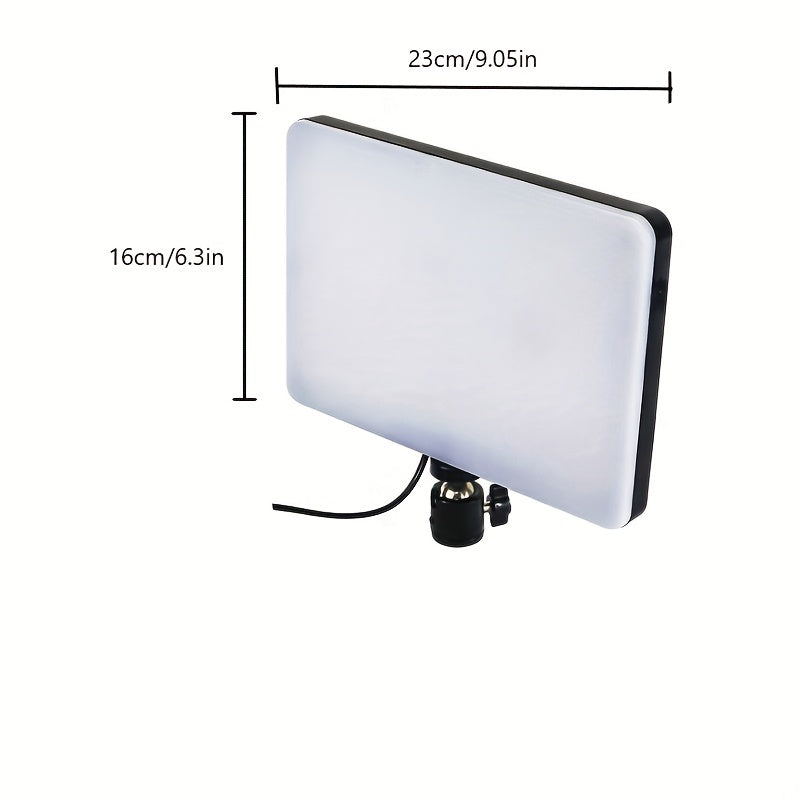 LED Photography Light Stand | Adjustable Aluminum Tripod With Studio Lamp