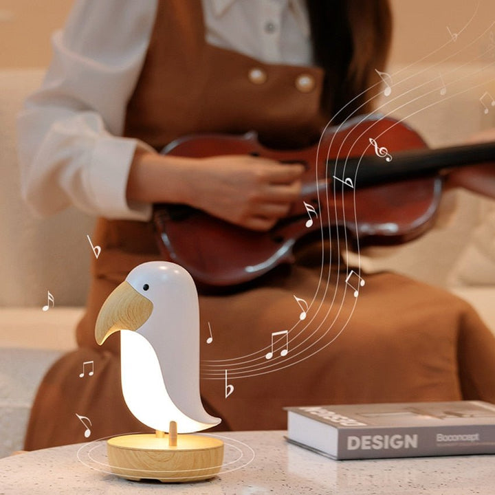 Toucan Night Light | LED Lamp with Bluetooth Speaker